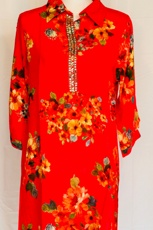 MUSLIN DIGITAL PRINTED COORD SET