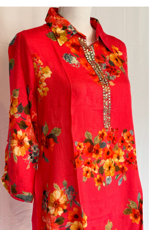 MUSLIN DIGITAL PRINTED COORD SET